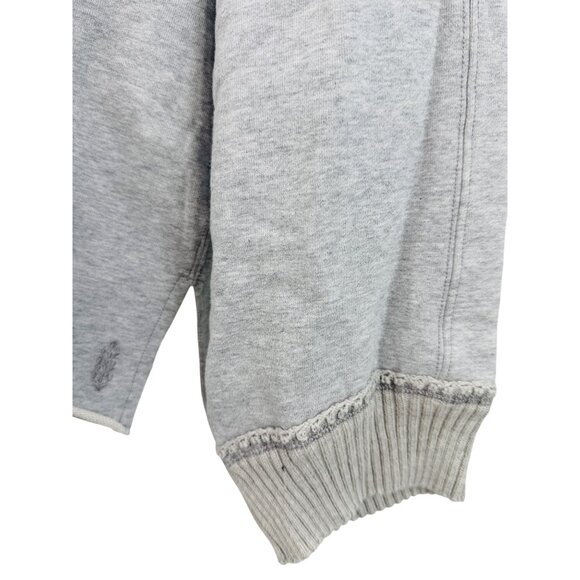 NWT Free People Gray Slouchy Crew Neck Sweater| Coastal Grandmother Quiet Luxury - Picture 10 of 16